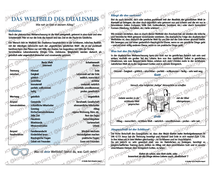 B14) Das Weltbild des Dualismus