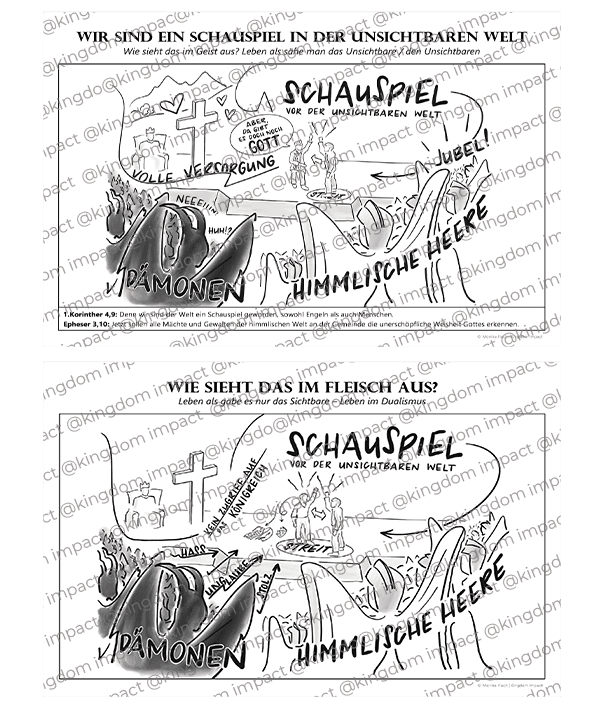 B13) Wir sind ein Schauspiel in der unsichtbaren Welt (1. Kor 4,9; Eph 3,10)