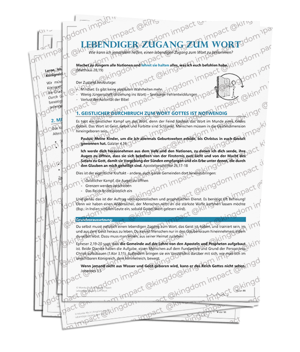 F06) Lebendiger Zugang zum Wort: Kurzfassung