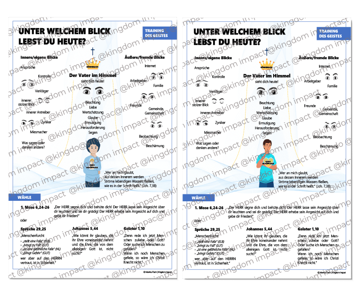 F12) Unter welchem Blick lebst du?