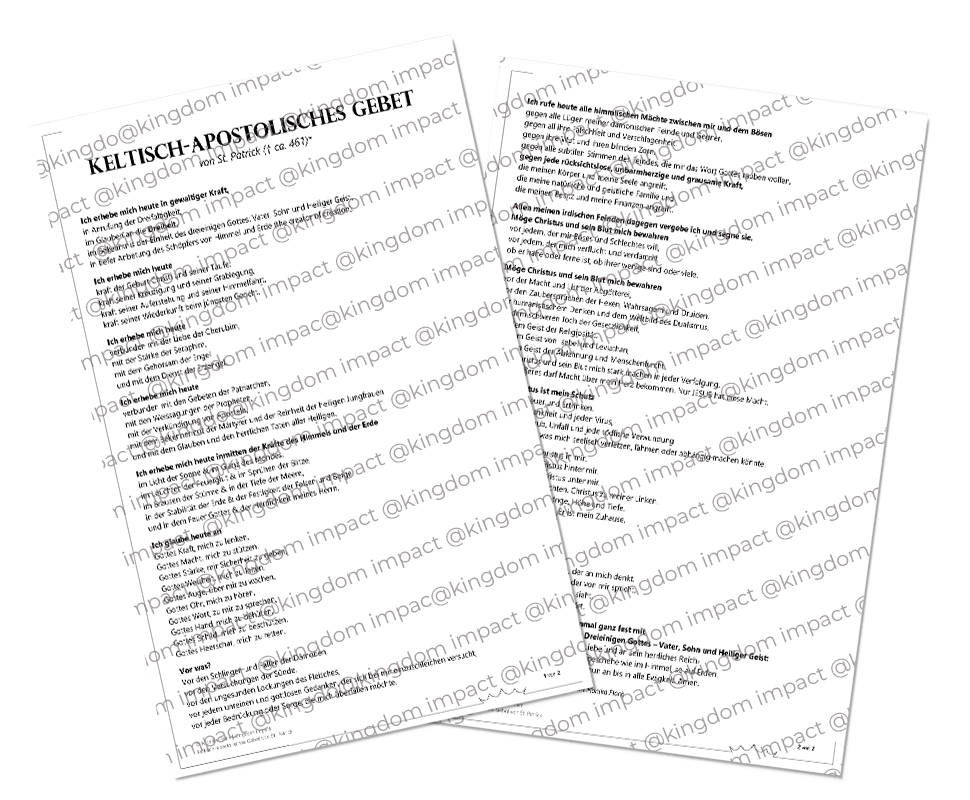 G10) Keltisch-apostolisches Gebet