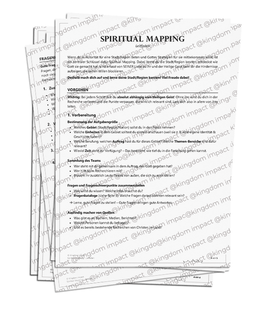 Spiritual Mapping – Leitfaden
