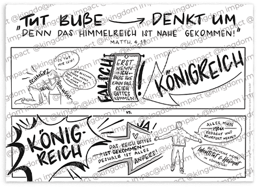 B07) Matthäus 4,17: Was kommt zuerst? Das Königreich oder die Busse?