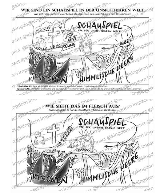 B13) Wir sind ein Schauspiel in der unsichtbaren Welt (1. Kor 4,9; Eph 3,10)