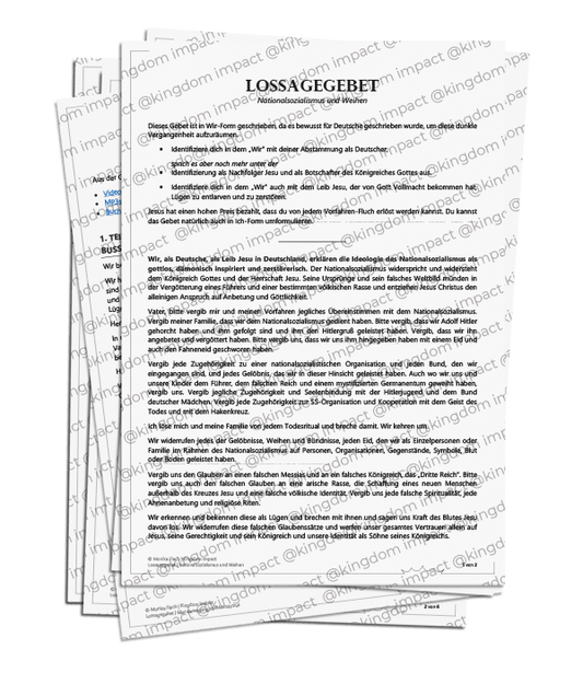E11) Lossagegebete: Nationalsozialismus, 68er Bewegung